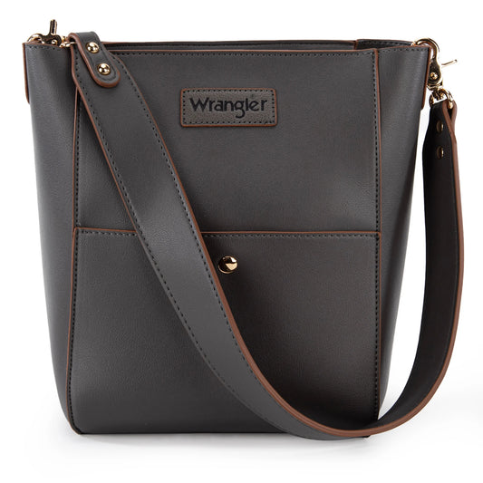 Wrangler Large Crossbody Bags for Women Bucket Bags with Extra Guitar Strap